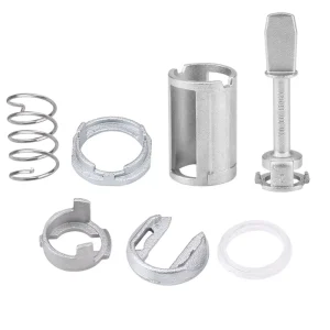 DOACT Front Left Right Metal Door Lock Cylinder Barrel Repair Kit 3B0 837 167 168 7pcs Set for VW Passat Seat Toledo Leon