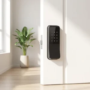 Deadbolt Mechanical Key Digital Code Door Lock with Password Push Button Electronic Lock