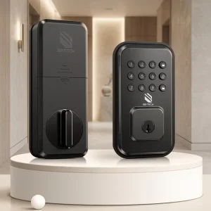 Digital Door Lock with Password and Key Electronic Coded Smart Deadbolt
