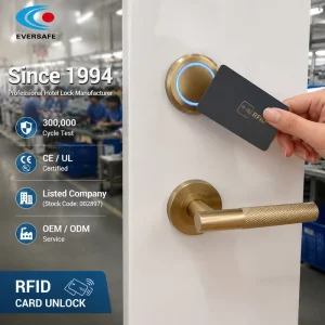 Direct Factory Hotel RFID Smart Electronic Door Lock with System