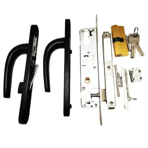 Door and Window Accessories Door Handle Lock Set Glass Sliding Door Lock with Handle