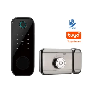 Double Sided Smart Door Lock House Finger Print Doorlock for Front Home Electric Keyless Entry Smartlock Home Electronics Locks