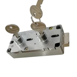 Dual Key Lock Metal Steel Safe Deposit Box Lock Certified Security Lock With Client Key And Guard Key