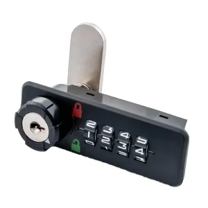 Durable Digital Cabinet Lock with Polished Finish Mechanical Combination Safe Cam Hidden Security Password
