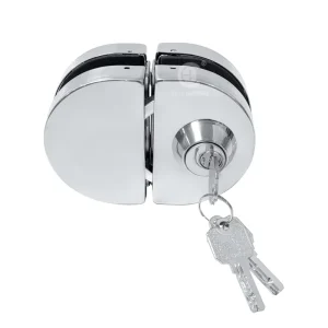Durable Glass to Glass Double Swing Sliding with Keys KG 05D Swing Door Lock for Glass Door Accessory