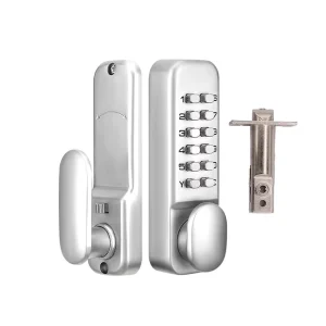 Durable Outdoor Zinc Alloy Keyless Door Lock with Combination Push Button Mechanical Code Lock