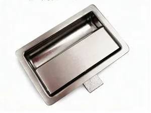 Durable Waterproof Stainless Steel Panel Lock Industrial Automation Equipment Cabinet Door Locker Key Unlock Polished Finish