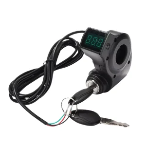 E-Scooter Spare Parts Power Switch Key Lock Voltmeter Display Ignition for L10 L10PRO M4 PRO