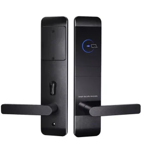 E900 Aluminum Alloy CE FCC RoHS 4.8V Power Alarm 6V Battery Hotel RFID Lock System Key Card Hotel Electronic Door Locks