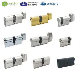 EN 1303 Customized Lock Cylinder Manufacturer Multi specification High Quality Security Solid Brass Europrofile Knob Cylinder