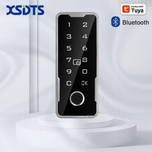 ES1983 Smart Cabinet and Drawer Lock with Fingerprint, Password, Card, and App Unlock