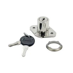 EVERGOOD 106 Manufactured High Security Drawer Padlock Iron + Zinc Alloy File Cabinet Lock Furniture Hardware Drawer Lock