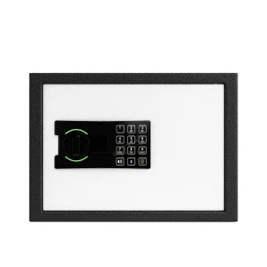 Economy Full Steel Digital Code Safe Box LED Indicator Password & Spare Key Lock Home Office Wall Mount Security Safe