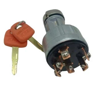 Electric Door Lock & Ignition Start Key for PC200 8 EC210 EC240 Excavators Construction Machinery Parts