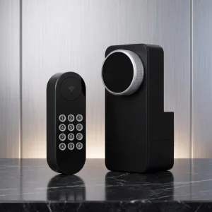 Electric Keyless Digital Wi-Fi Smart Door Lock with Keypad for Wooden Doors