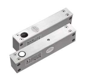 Electric drop bolt lock with timer delay and signal output function fail safe