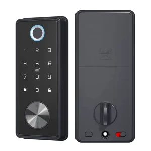 Electronic Digital Door Lock with Biometric Fingerprint, Zigbee, WiFi, and Battery Power