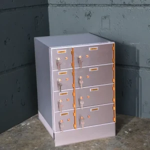 Electronic Digital Lock Home Security Safe Key Access Safe Deposit Box for Money Efficient Locker Storage