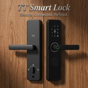 Electronic Fingerprint Smart Lock with C-Grade Lock Cylinder for Campus, Dormitory and Villa