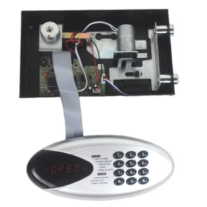 Electronic Hotel Safe Box Lock With Motorized Mechanism Locking System