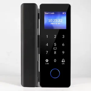 Electronic Smart Glass Door Lock Fingerprint Smart Lock Password Door Access Control System Fingerprint Password Swipe