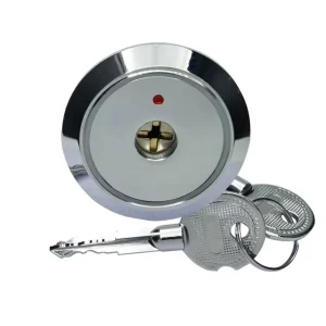 Emergency Round Lever Keyed Panel Lock for Furniture with Cross Dimple Key