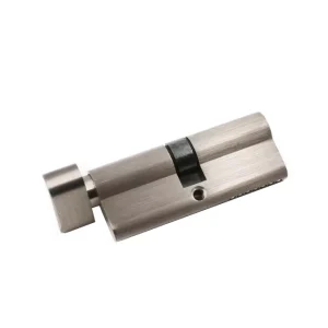 Euro Commercial Security Mortise Door Lock Cylinder with Keys, Thumbturn, 70 mm Knob Cylinder Cam Lock for Bathrooms