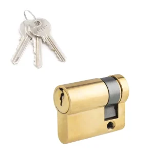 Euro Profile Adjustable Half Door Lock Cylinder 1K2919 With 3 Keys