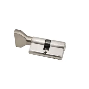 Euro Profile Aluminium Lock Cylinder with Keys, Solid Brass Mortise Lock, Single Door Cylinder with Turn