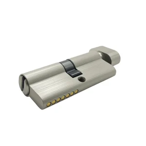 Euro Profile Door Lock Cylinder 70mm Thumbturn Zinc Alloy Bright Chrome Plated 3 Keys Factory