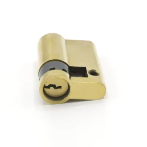 Euro Profile Half Cylinder Lock Cylinder Door Polish Brass Anti Drill Pins
