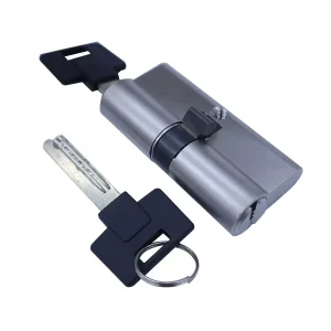 Euro Style Double Open Keyed Cylindrical Door Lock Cylinder 66mm 5 pin Brass with 3 Keys for Wooden Door Safety Durable