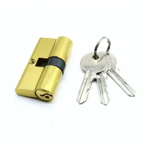 European 60mm/70mm Aluminum Mortise Door Lock Cylinder with 3 Master Keys