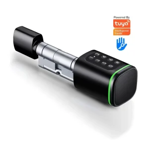 European Aluminum Alloy Cylinder Keyless Tuya TTlock App Password Smart Lock for Aluminum and Wood Doors