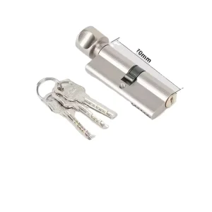 European Double Open 60mm Brass Mortise Door Lock Cylinder with Key