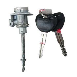FR Door Lock Cylinder Assembly With Keys Compatible With Mitsubishi Outlander 6370A813