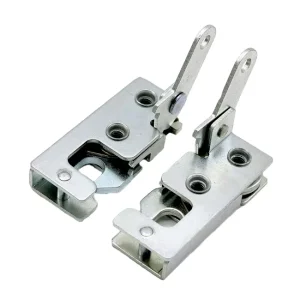 FS6602 Zinc Alloy R4 10 Door Panel Concealed Rotary Latch Lock Vertical Handle Fastener Clamp Adjustable Toggle Lock Fingerprint