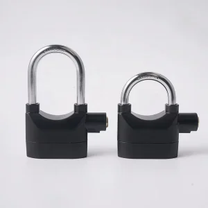 Factory 70mm Loud 110dB Alarm Lock Motorcycle Safety Zinc Alloy Waterproof Loud Voice 3 Keys Security Padlocks