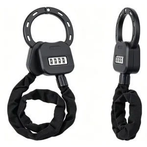 Factory Anti-Theft Motorcycle Cuff Lock Bicycle Chain Lock and E-Scooter Double Handcuff Lock