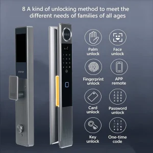 Factory Camera WiFi Smart Apartment Door Lock 3D Face Recognition Password