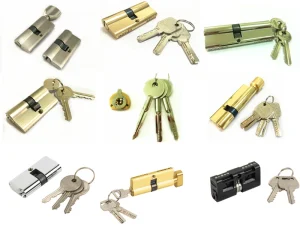 Factory Copper Single-Line Pin Lockset Cylinder with CE Certificate