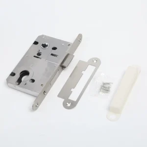 Factory Customized 7250 Stainless Steel Lockcase Door Lock Body with Cylinder Hole for Internal Wooden Door Lock Set