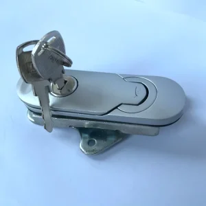 Factory Direct ANSI Grade 2 2-Key Matte Silver ZDC Handle Housing and Core Zinc Steel Cam Plane Lock