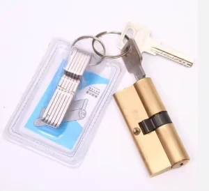 Factory Direct Copper Cylinder Door Lock, AB-Class Safety Lock Cylinder with Keys