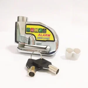 Factory Direct Sale Motorcycle Alarm Lock Zinc Alloy Disc Brake Lock for Bicycle Bike Safety Anti-Theft Waterproof