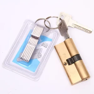 Factory Direct Sell Copper Cylinder Door Lock Ab Class Safety Door Lock Cylinder With Keys