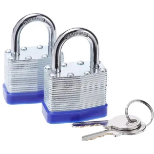 Factory Direct Supply Laminated Security Lock With Yellow Plastic Coating Waterproof Anti Rust Warehouse Container Use