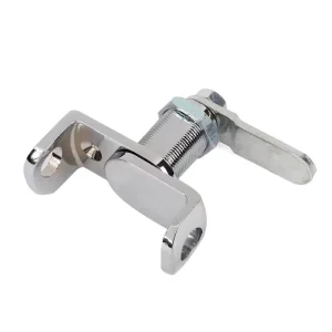 Factory JK538 File Cabinet Lock Keyless Polished Chrome Zinc Alloy Padlock Cam Lock for Door and Drawer Modern Style