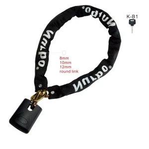 Factory Outlet Motorcycle Anti-theft Chain Lock Anti-shear Motorcycle E Bike Padlock Security Locks 8mm/10mm/12mm Diameter