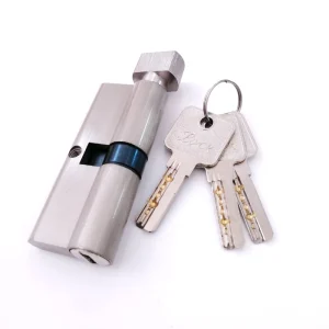 Factory Price Brand New Modern Cylinder Key Slide Door and Lock with Chrome Finish for Hotel Use